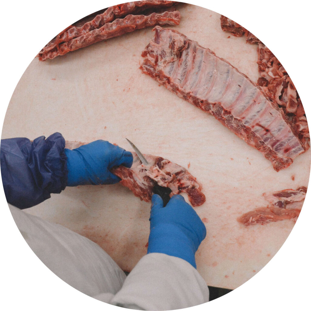 Packing ribs